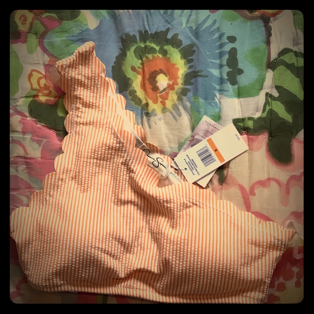 Jessica Simpson One Shoulder Bikini Top